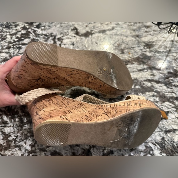 Cork summer wedges - Picture 4 of 4